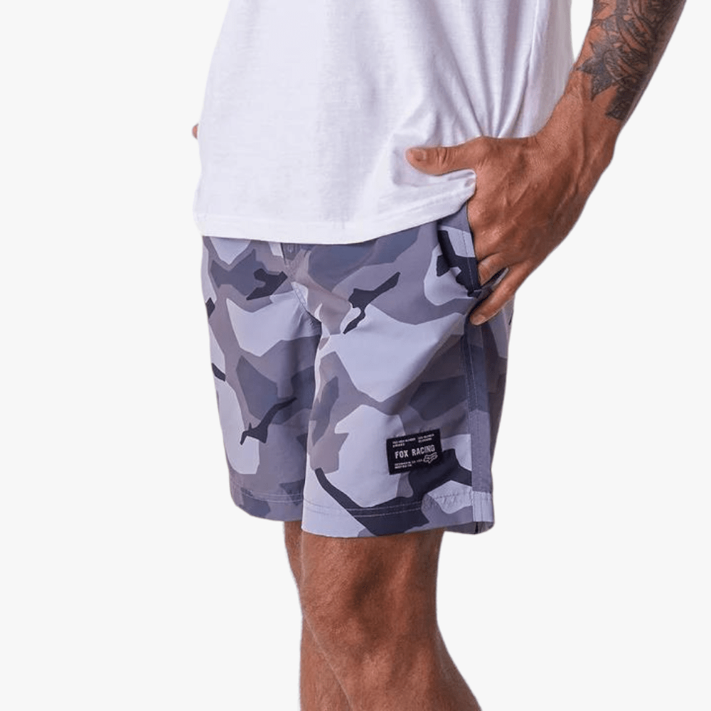 Fox Boys Bnkr Volley Shorts Black Camo Fox