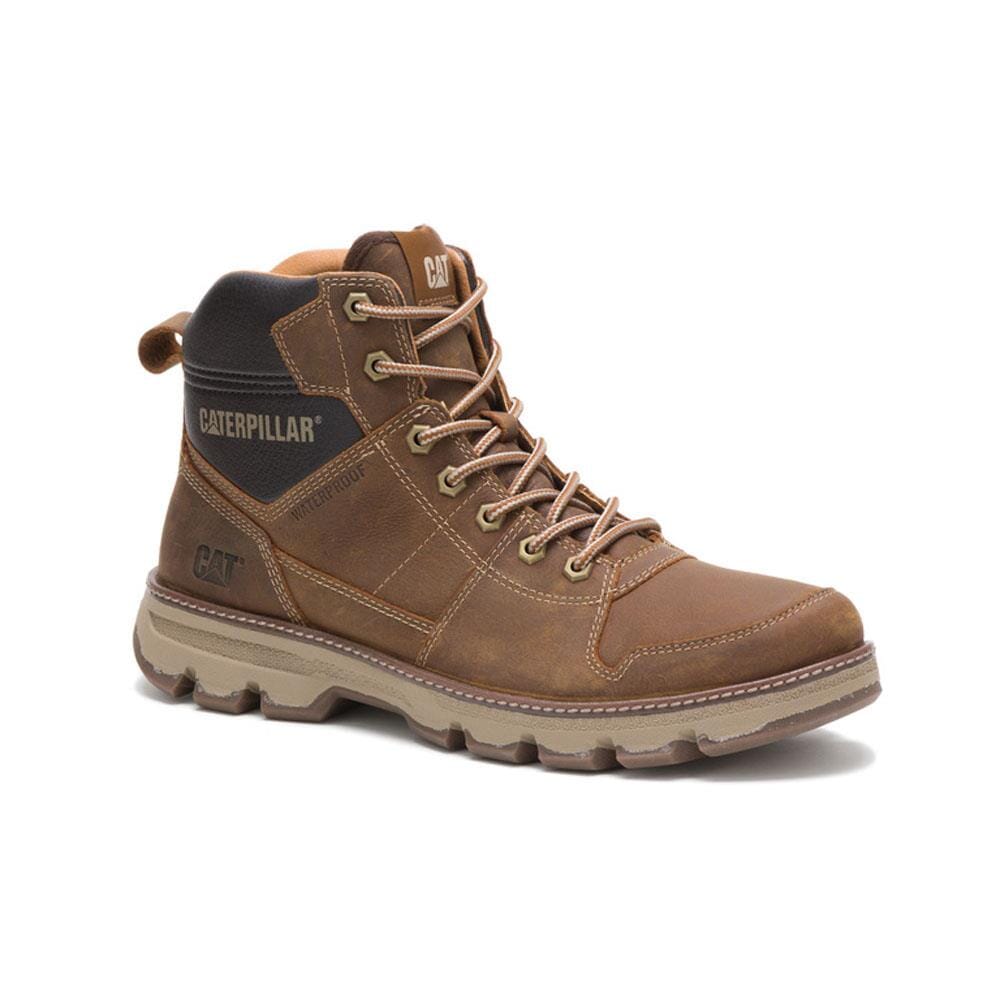 Caterpillar Mens Meridian Wp Mid Boot Brown Sugar