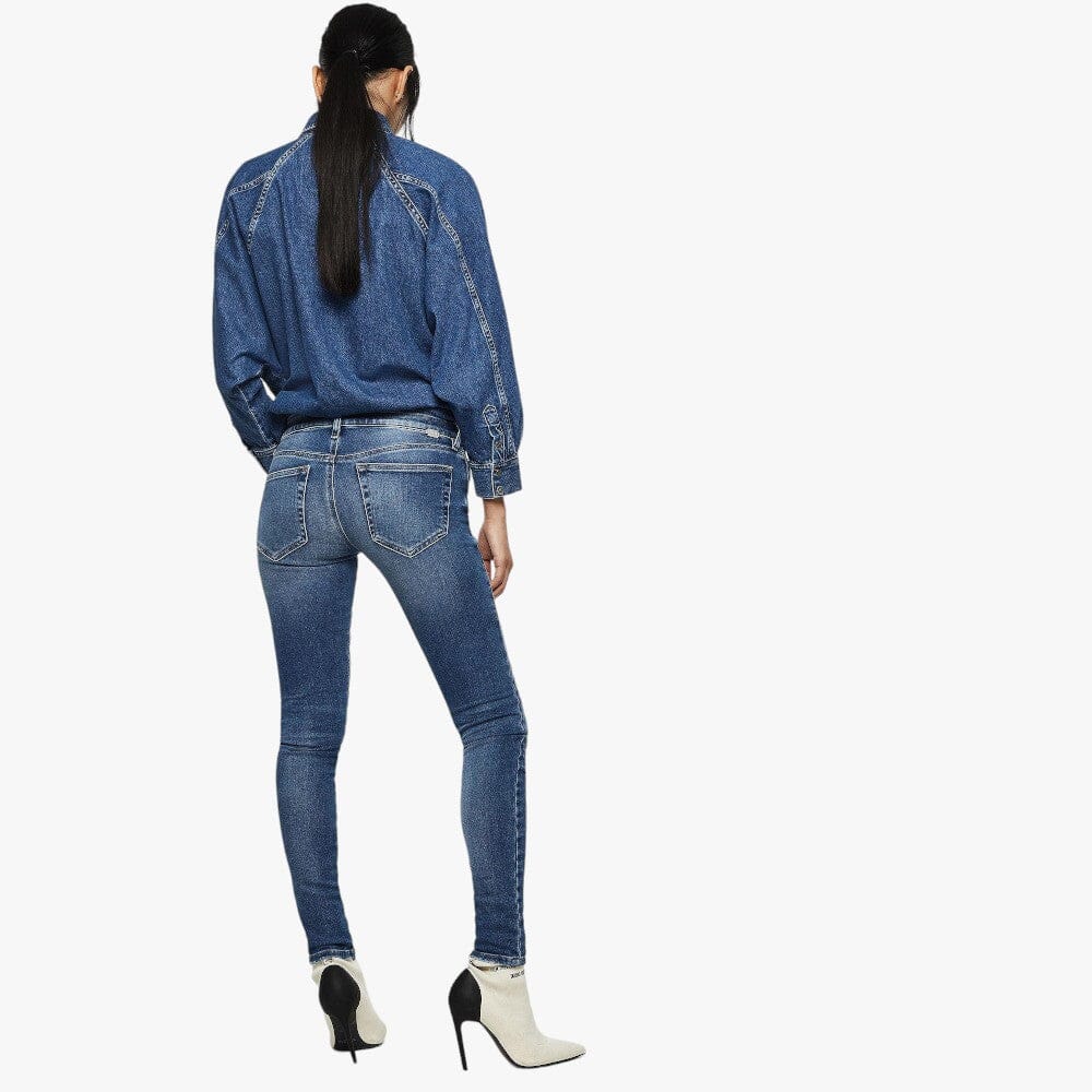 Diesel Womens D Slandy Super Skinny Reg Waist Med Vintage Diesel