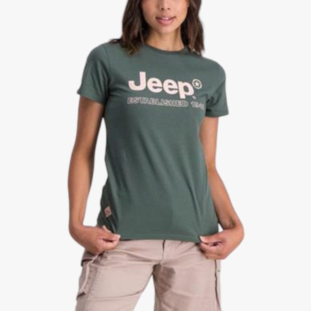 Jeep Womens 41 Short Sleeve Tee Fig Leaf | Jeep