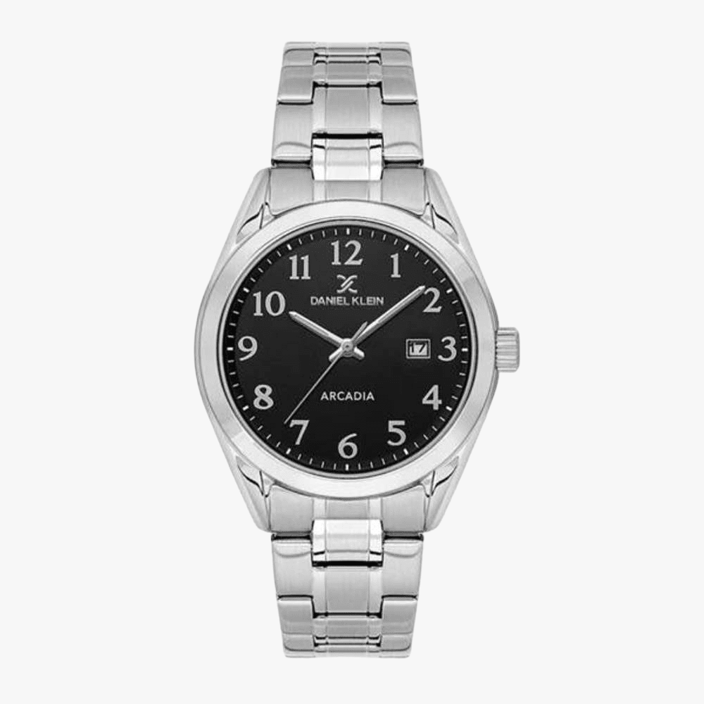 Daniel Klein Stainless Steel Black Dial | Daniel Klein