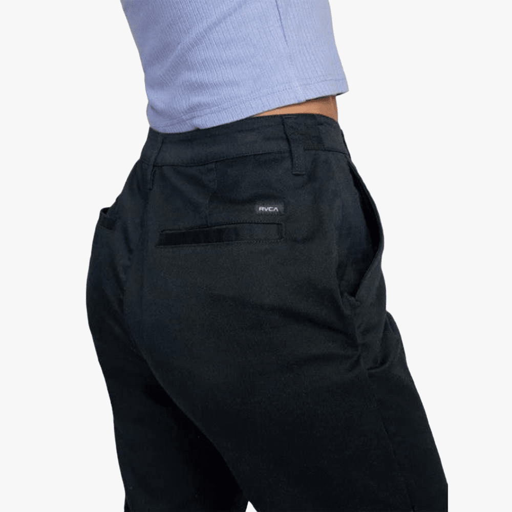 Rvca Womens Weekend Stretch Pants Black | Rvca