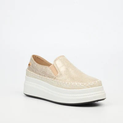 Butterfly Womens Senhora 29 Sneaker Champagne