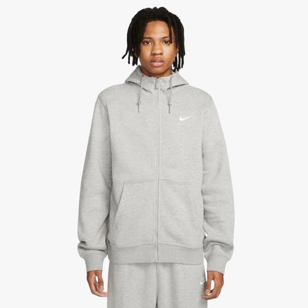 Nike Mens Full Zip Hoodie 063 Grey Mel | Nike