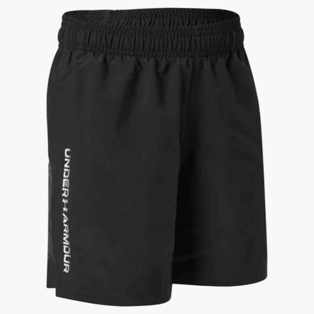 Under Armour Boys Woven Wdmk Shorts 001 Black | Under Armour