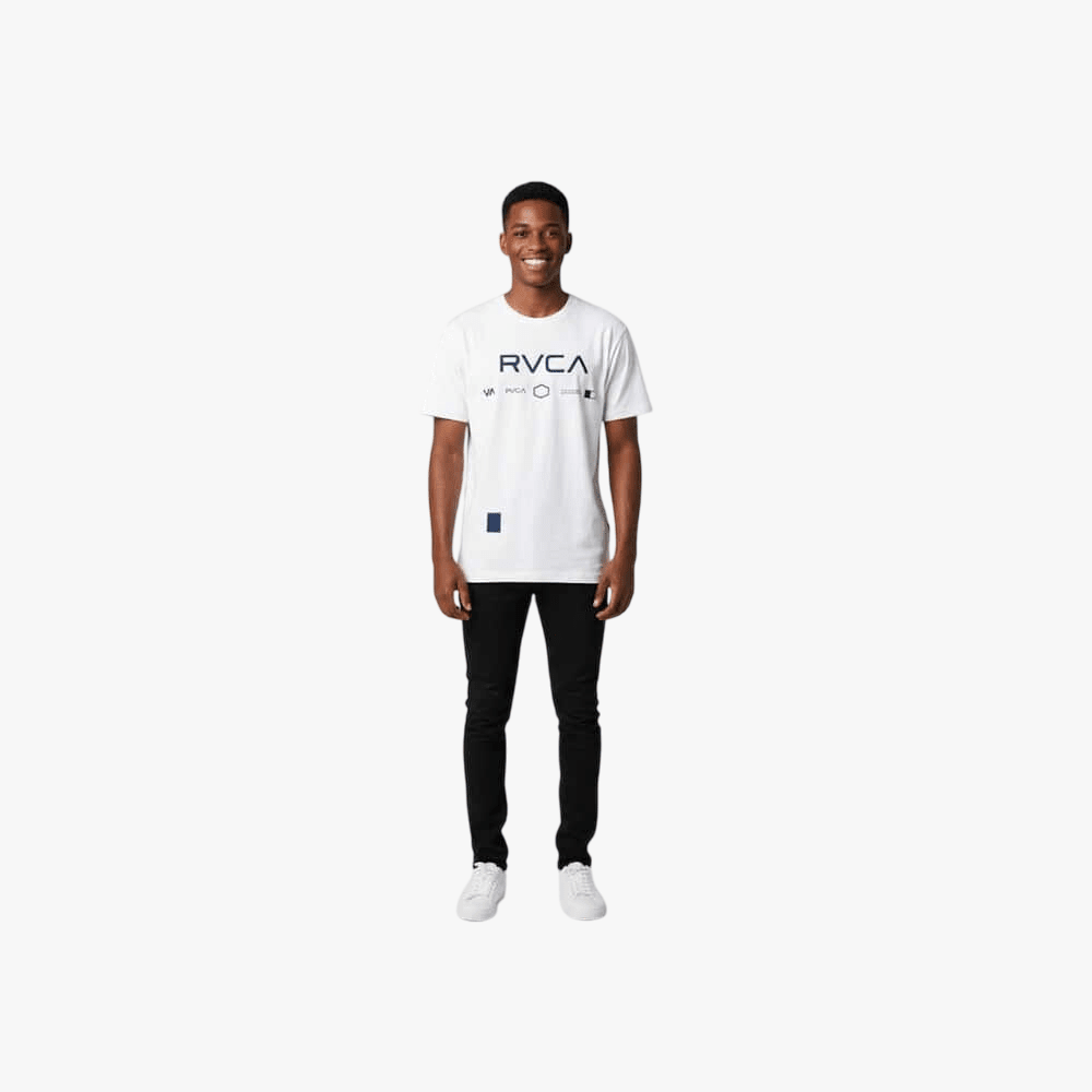 Rvca Mens Va Rvca Way Short Sleeve Tee White | Rvca