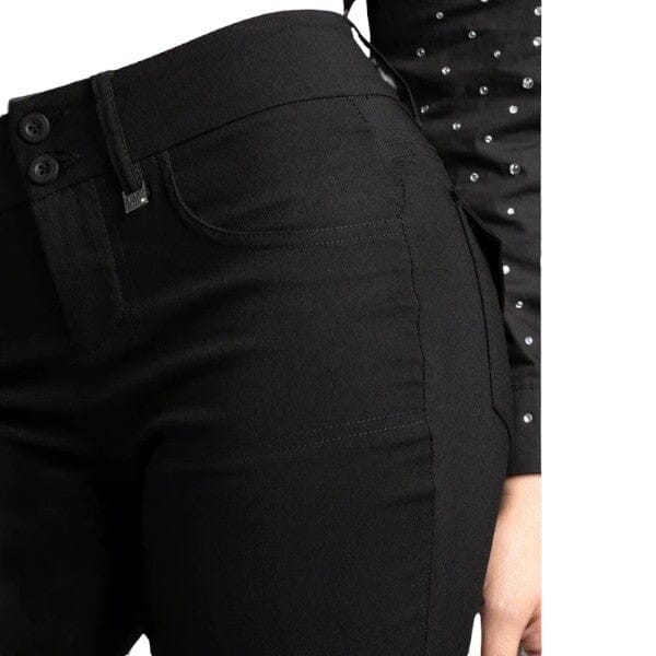 Sissy Boy Womens Tony Mid Rise Bootleg Pants Black | Sissy Boy