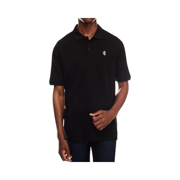 PRINGLE MENS AUSTYN CORE PIMA PIQUE SHORT SLEEVE GOLFER BLACK | Pringle