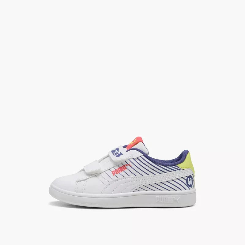 Puma Kids Smash 3.0 Sneaker Posied 2 Race V White | Puma