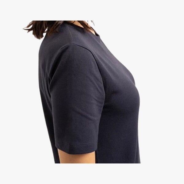 Polo Womens Allie Small Pony Stretch Short Sleeve Tee Navy Polo