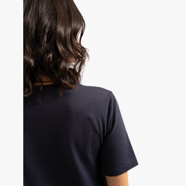 Polo Womens Allie Small Pony Stretch Short Sleeve Tee Navy Polo