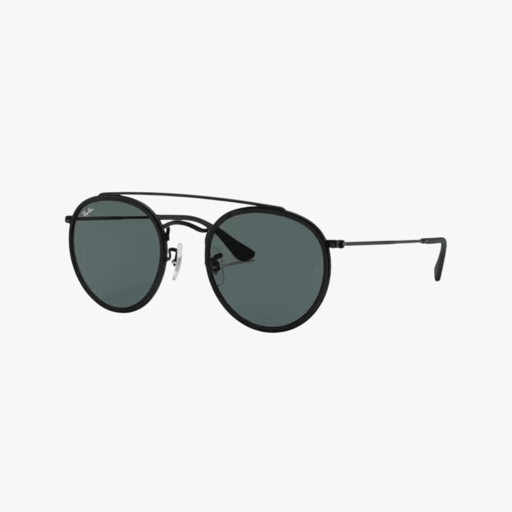 Rayban Unisex Black Sunglass Blue/Grey Lens | Rayban
