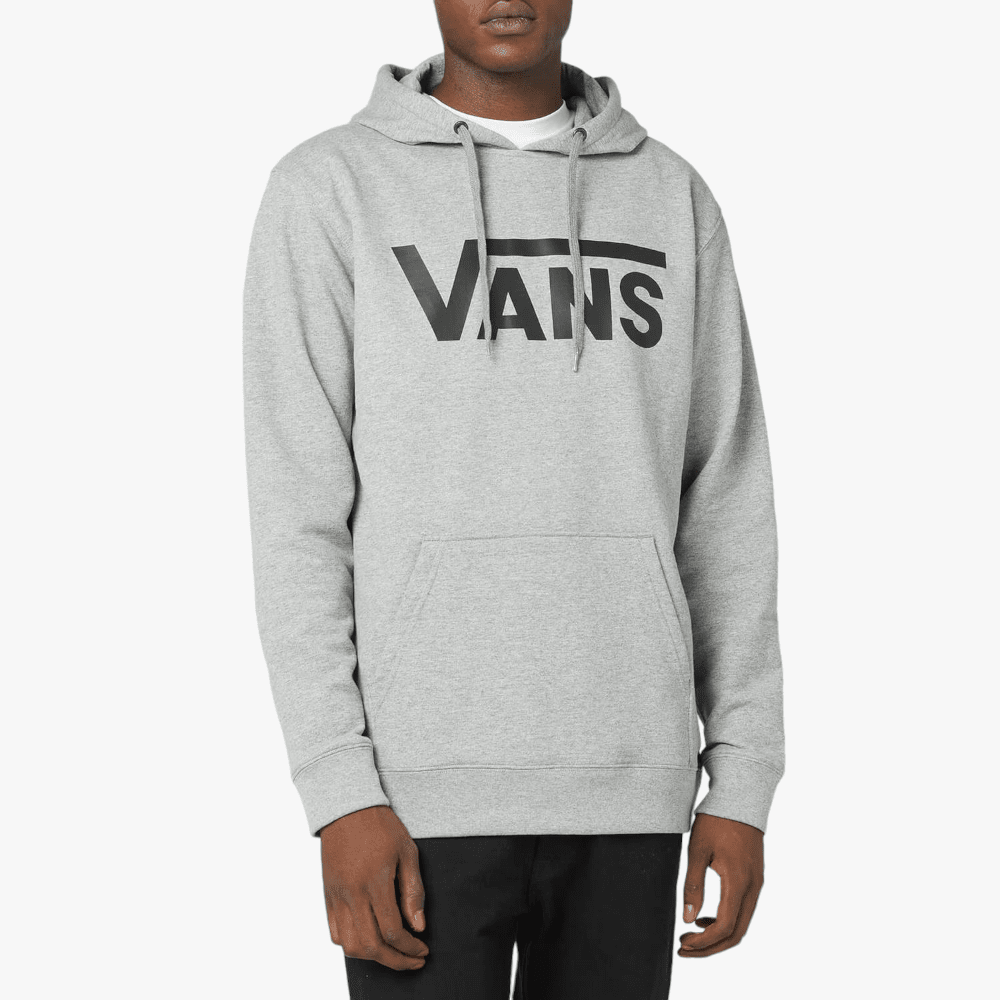 Vans Mens Classic Pullover Hoody Cement Heather | Vans