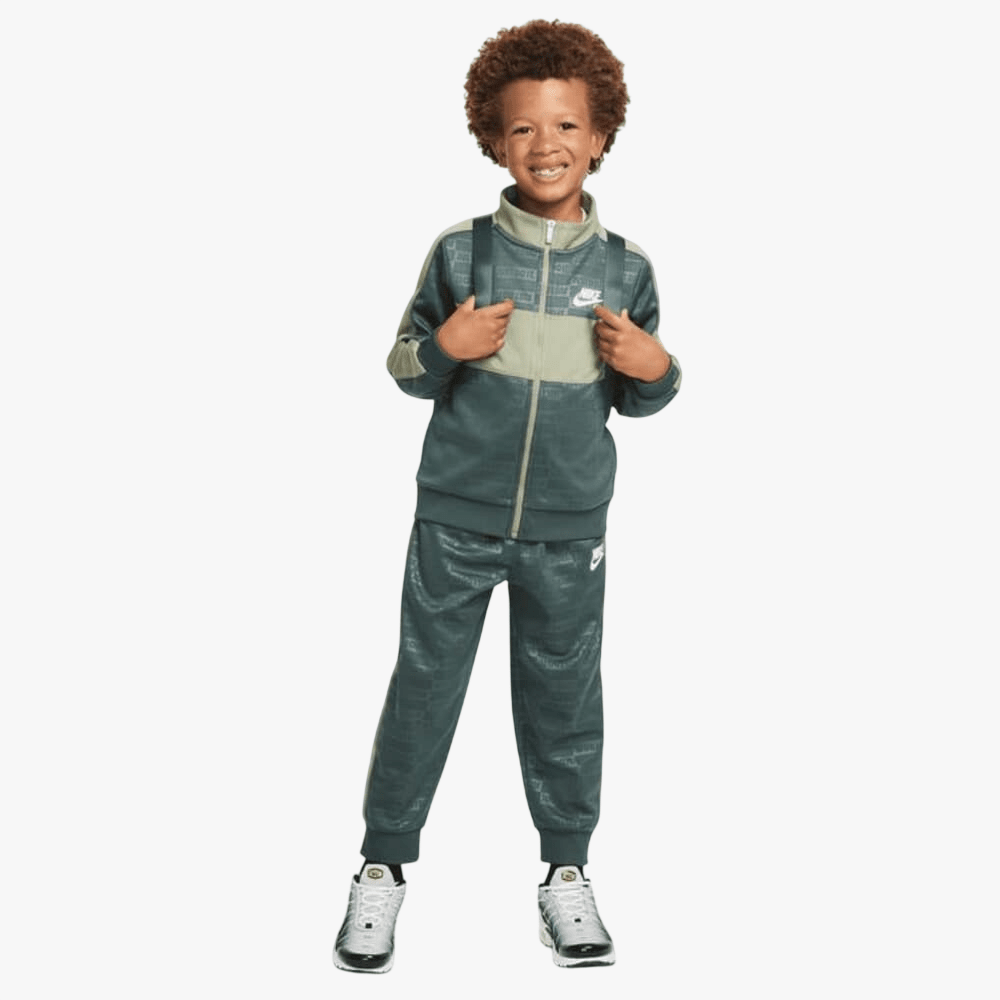 Nike Boys Textured Club Tricot Set Green | Nike