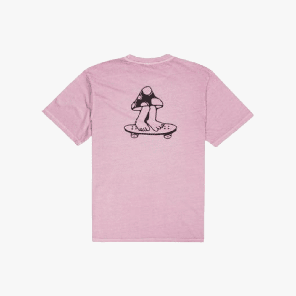 Element Mens Mushroom Skate Tee Elderberry Element