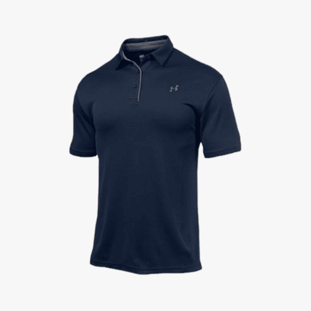 Under Armour Mens Tech Short Sleeve Golfer 410 Navy Under Armour