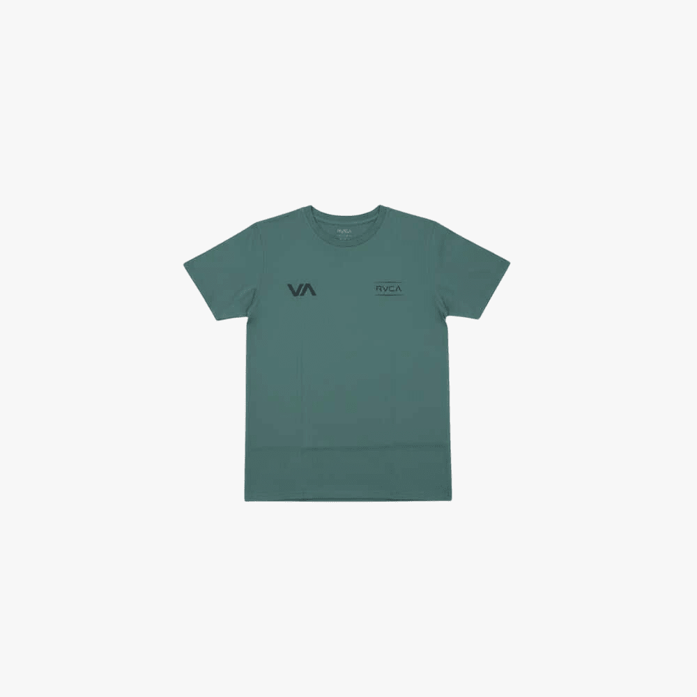 Rvca Mens After Balance Short Sleeve Tee Dark Slate | Rvca