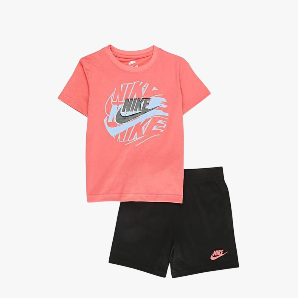 Nike Boys Nkb B Nsw On The Move Jrsy Set Black