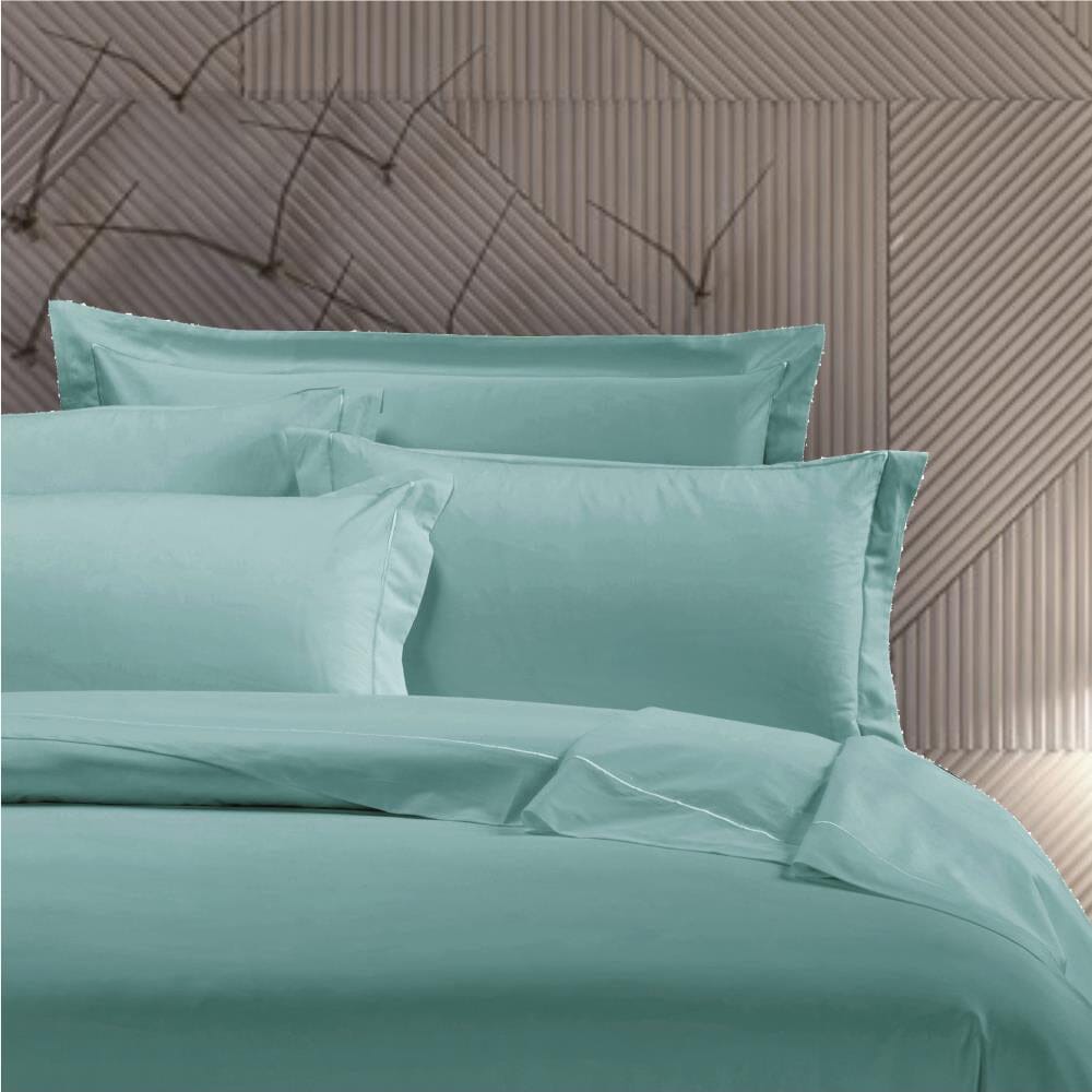 Cotton Co Egyption Cotton 400 Thread King 230X220 Duvet Cover Duck Egg Cotton Co