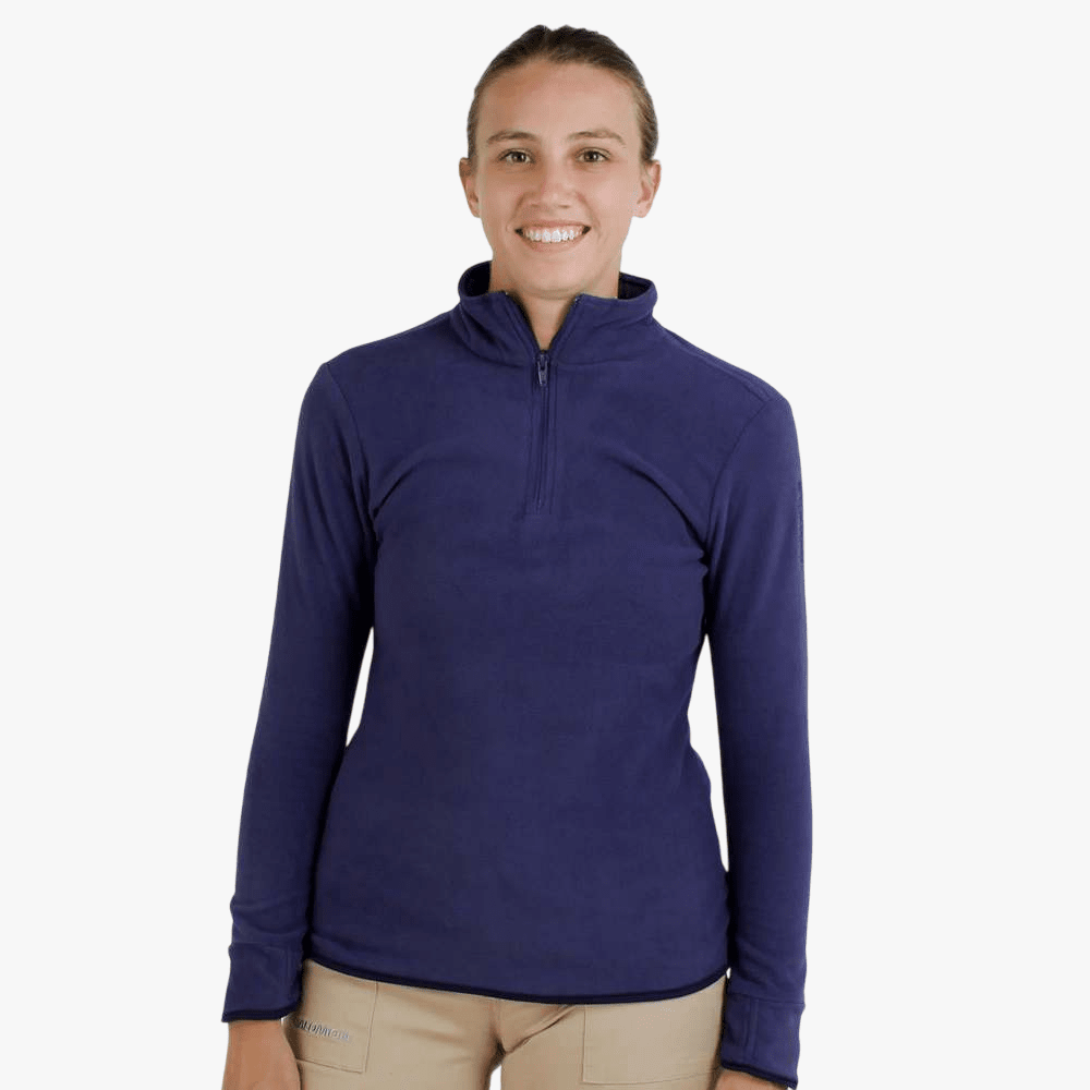 Salomon Womens Kabru 1/4 Zip Sweater Astra Aura | Salomon