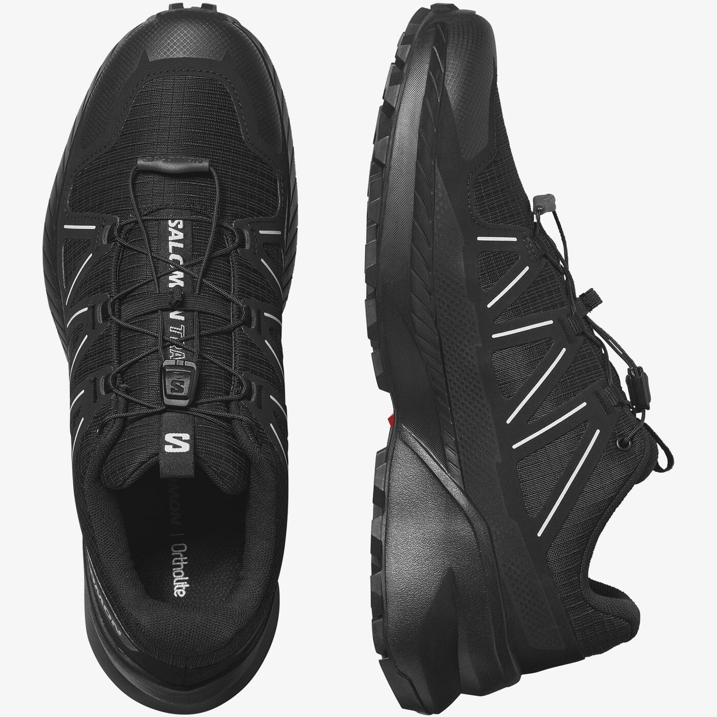 Salomon Mens Speedcross Peak Trail Sneaker Black Black Glacgr | Salomon