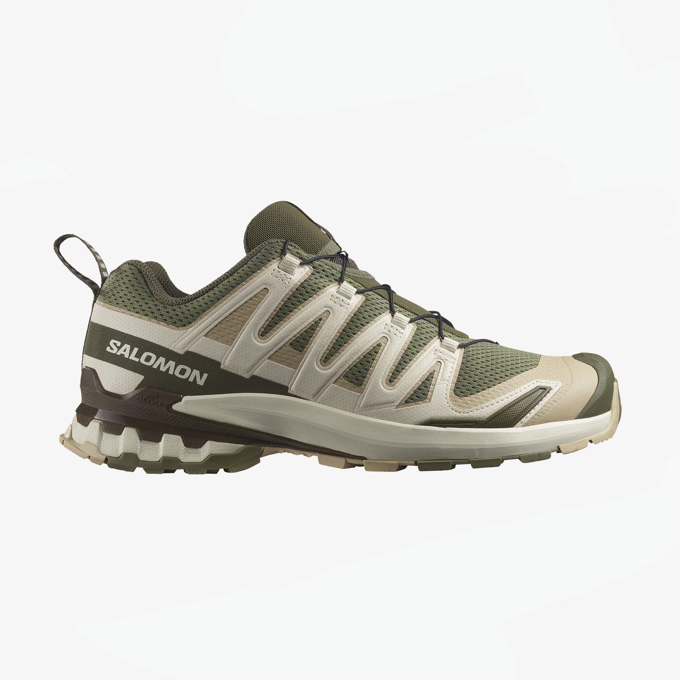 Salomon Mens Xa Pro 3D V9 Trail Sneaker Deep Lichen Safari Dk Earth | Salomon