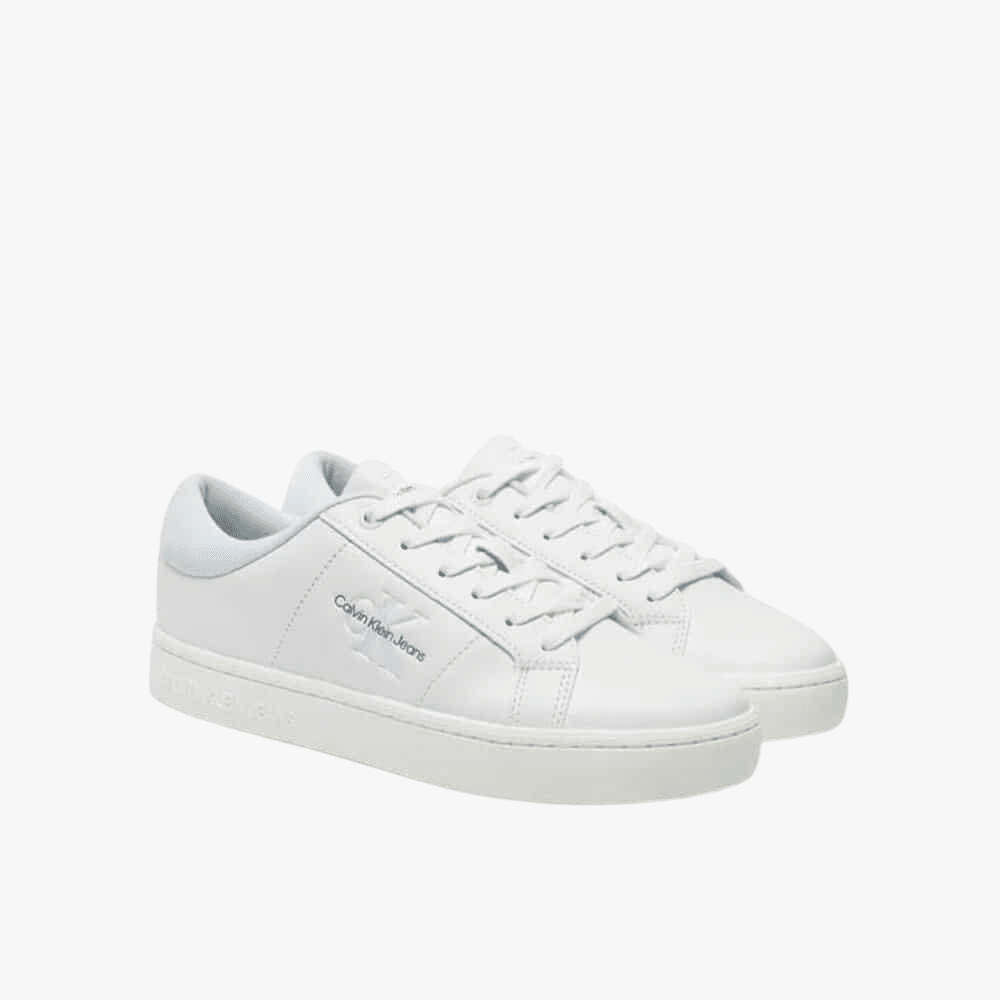 Calvin Klein Womens Classic Cupsole Low Lace Up Sneaker White | Calvin Klein