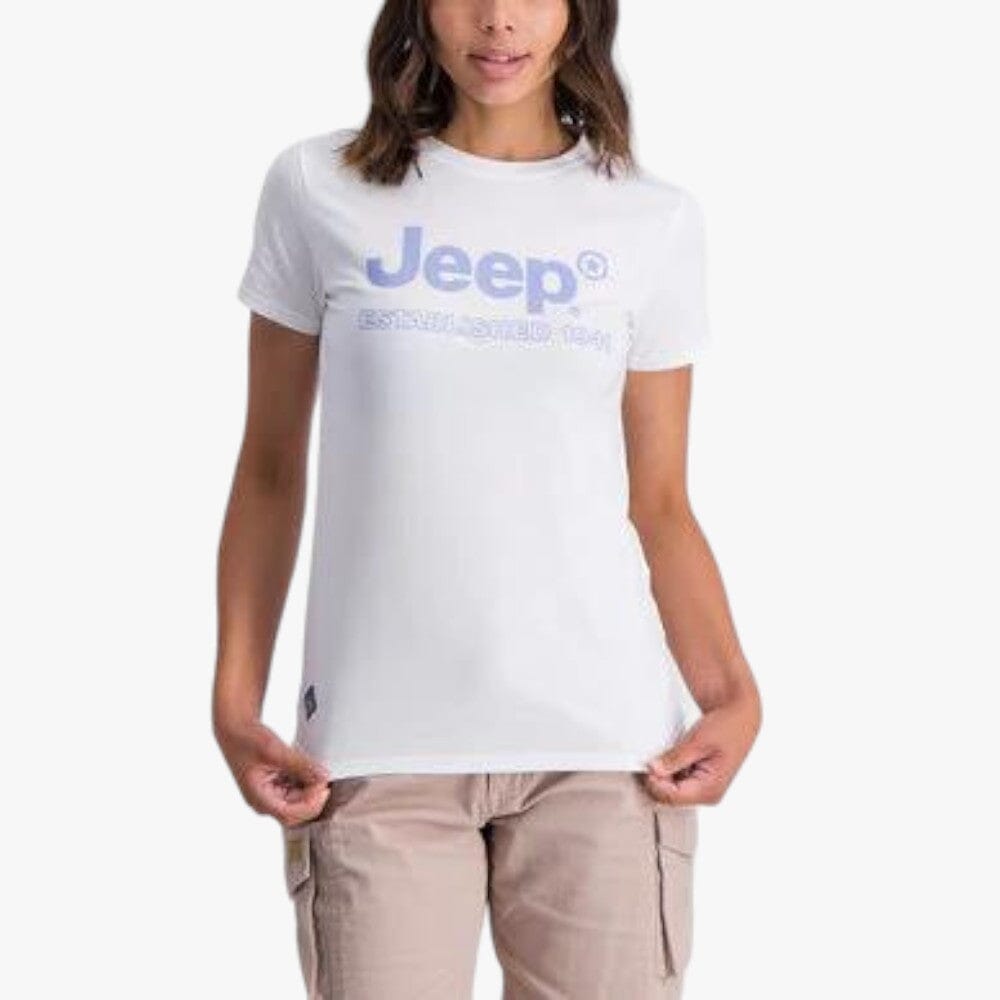 Jeep Womens 41 Short Sleeve Tee White Jeep