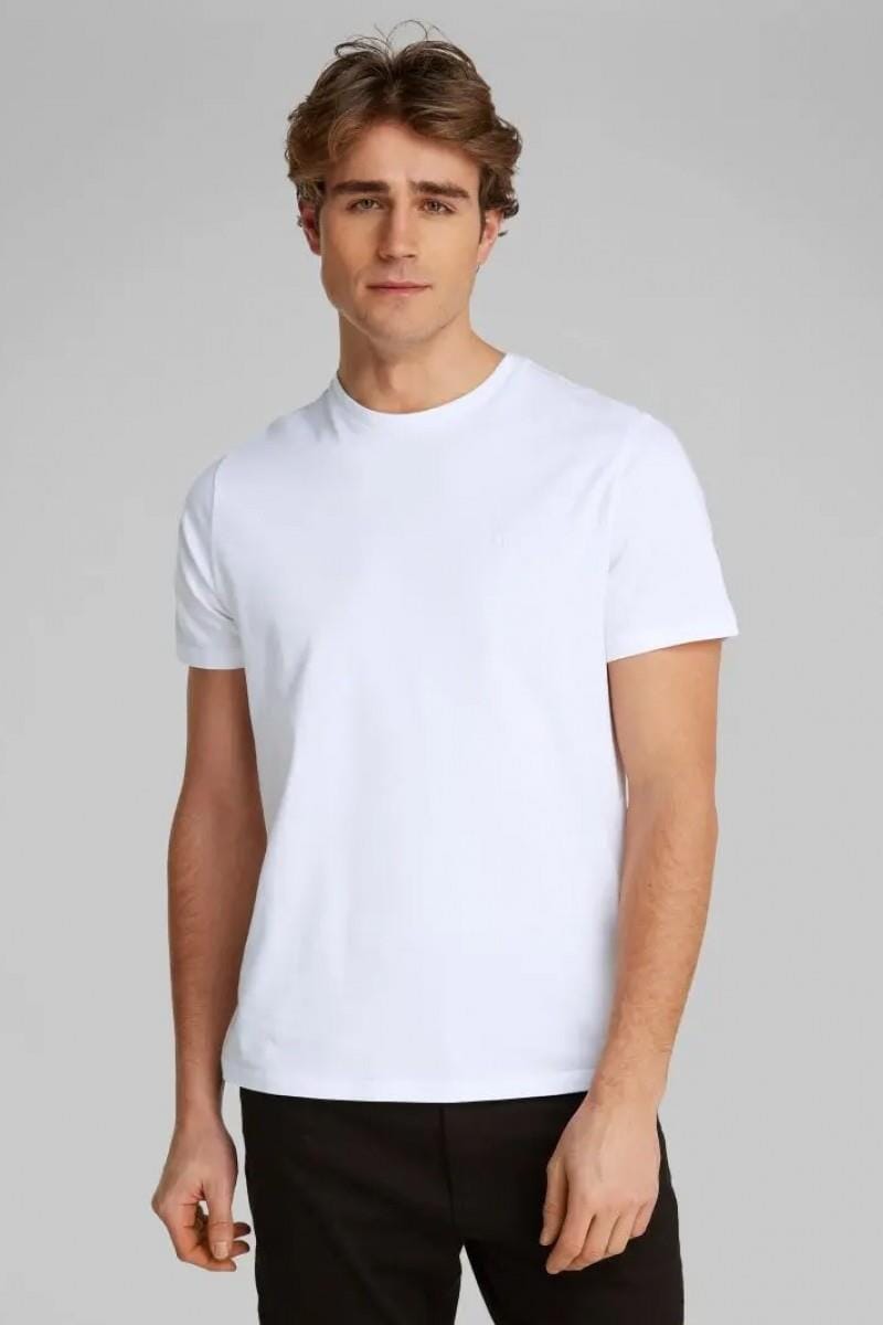 Calvin Klein Mens Classic Badge Tee White
