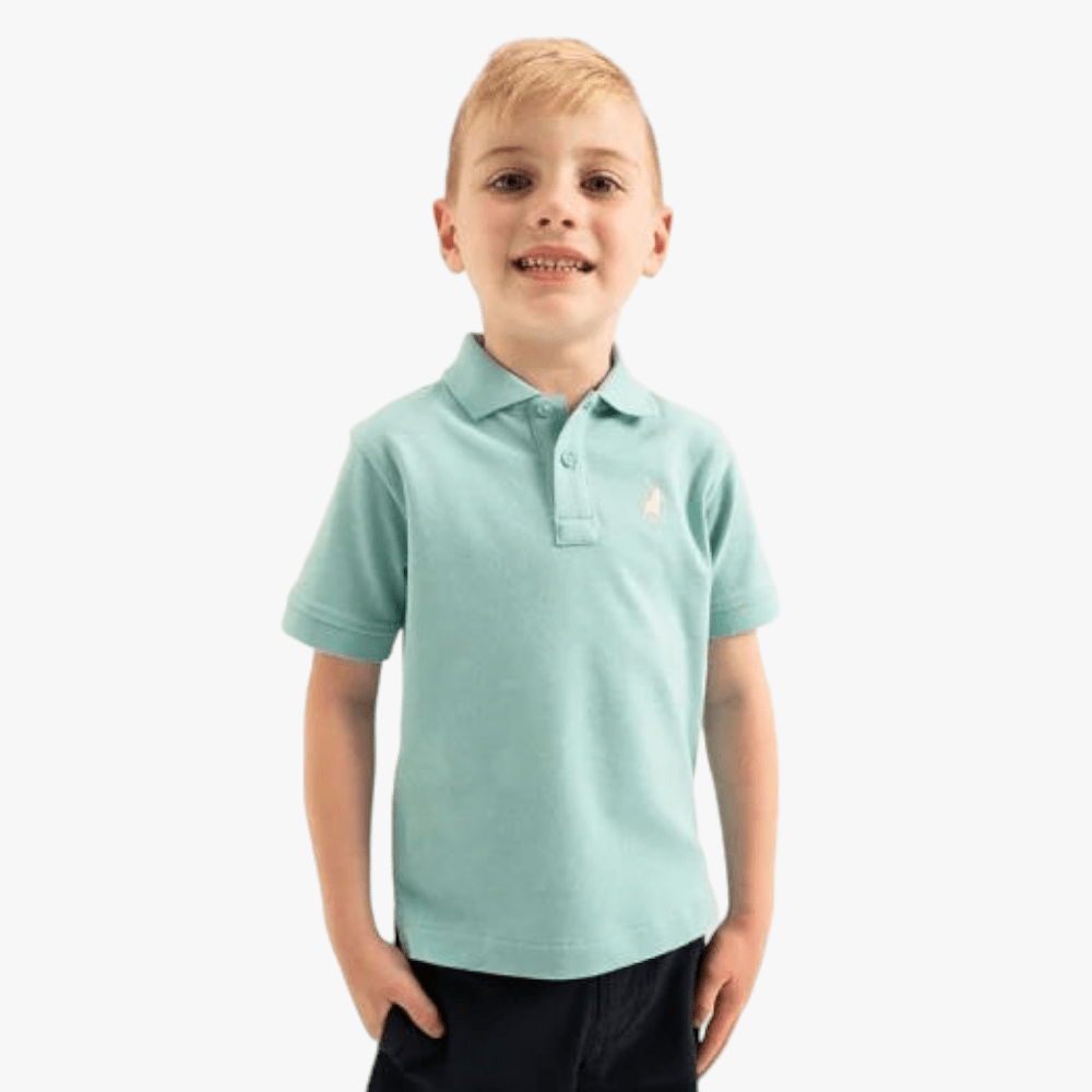Polo Boys Austin Short Sleeve Golfer Blue Polo