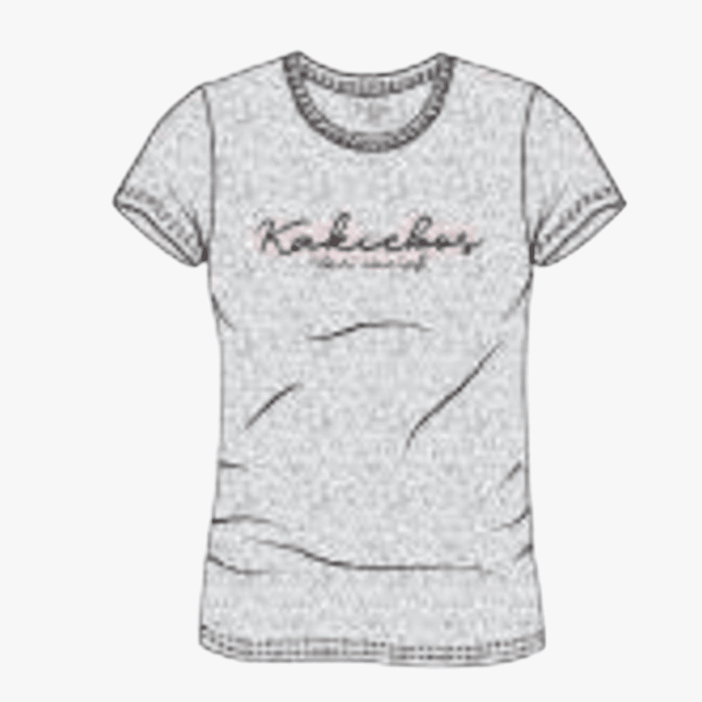 Kakiebos Womens Classic Fit Short Sleeve Tee Grey Mel | Kakibos
