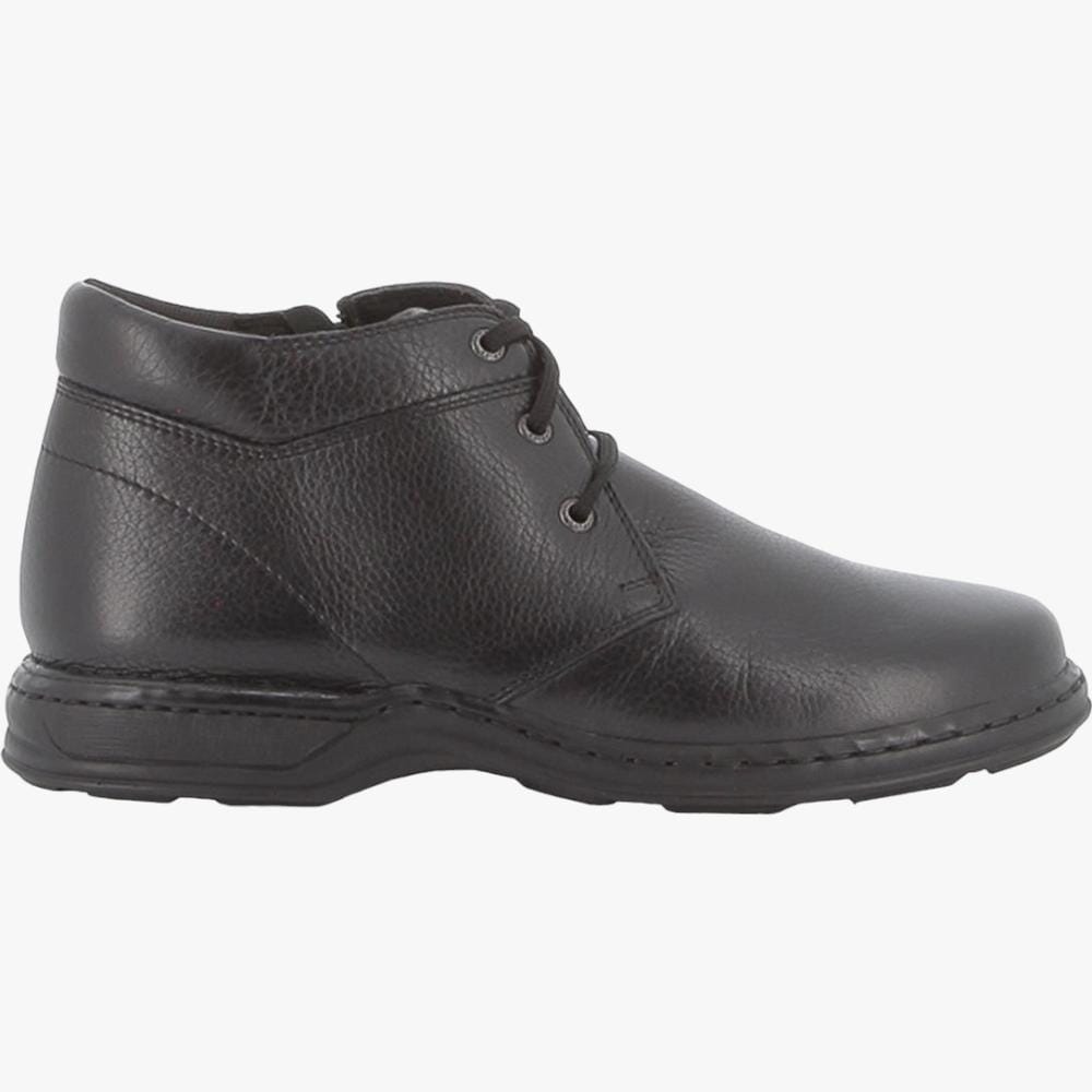 Hush Puppies Mens Nils James Dean Leather Shoe Black Hush Puppies