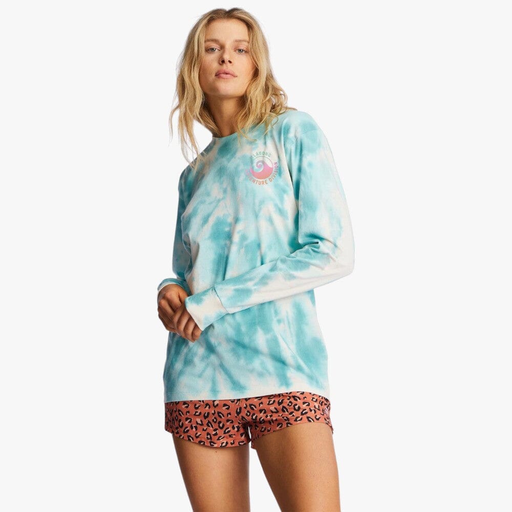 Billabong Womens A Div Long Sleeve Tee Lagoon Billabong