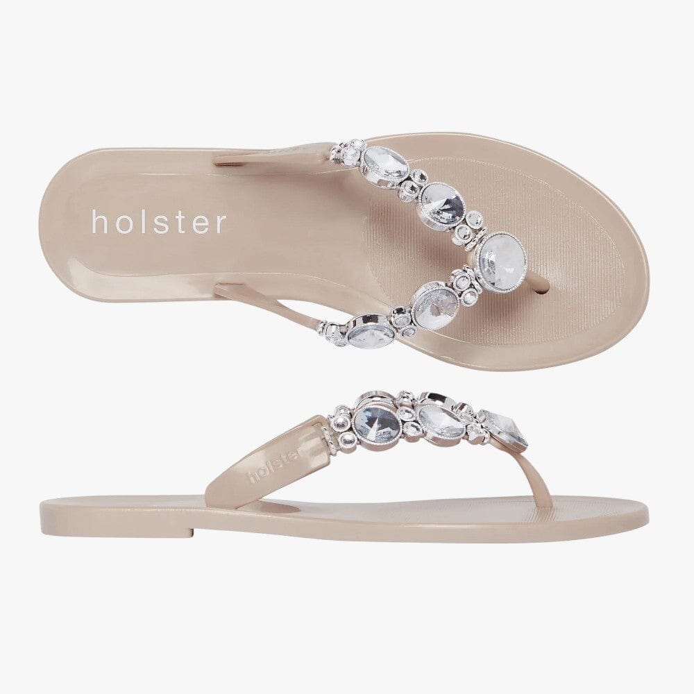 Holster Womens Embellish Sandal Champagne Holster