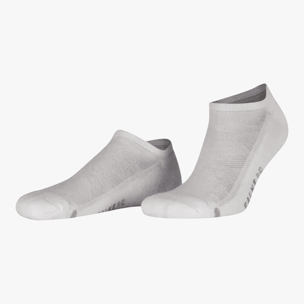 Falke Mens Silver Cushion Sock White | Falke