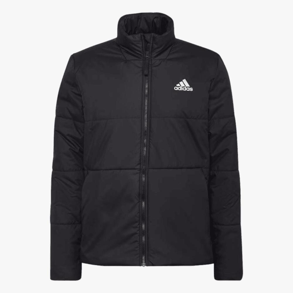 adidas Mens 3 Stripes Insulated Jacket Black Brands Megastore
