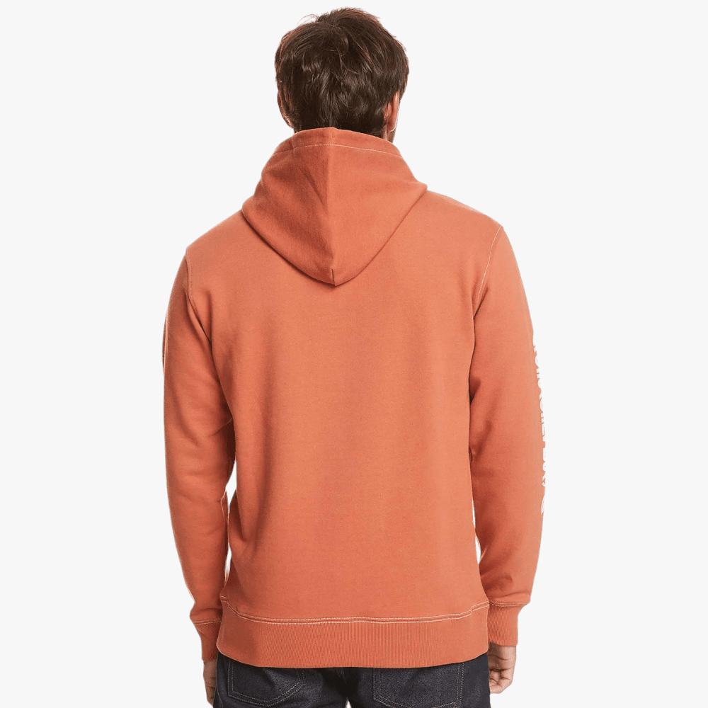 Quiksilver Mens Raglan Hoodie Orange | Quiksilver