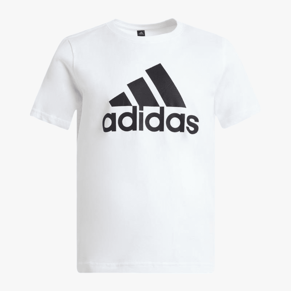 Boys white adidas tshirt on sale