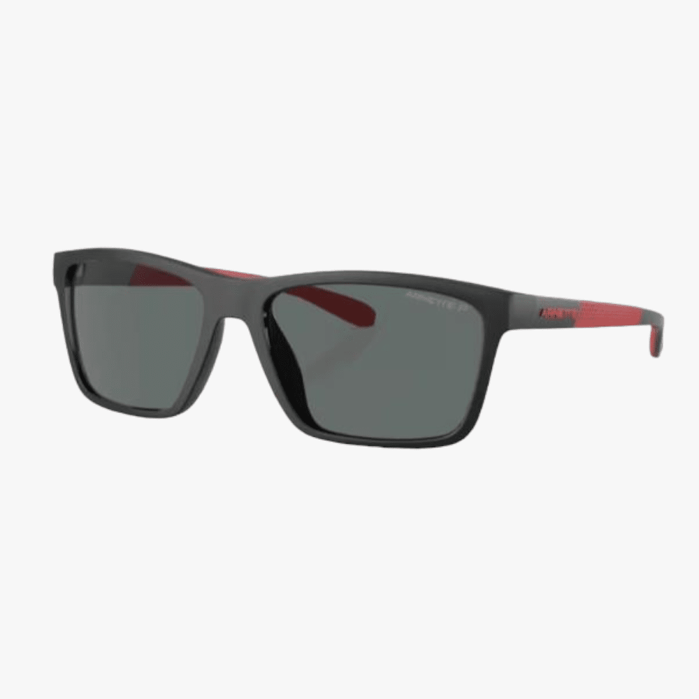 Arnette Mens Middlemist Black Sunglass Dark Grey Polarized Lens Arnette