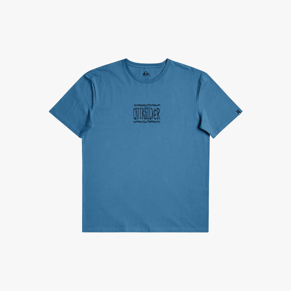 Quiksilver Mens Taking Roots Short Sleeve Tee Vallarate Blue | Quiksilver