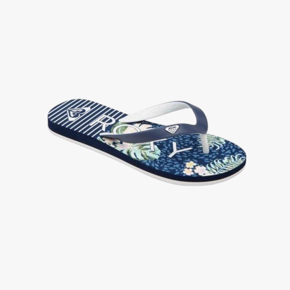 Roxy Girls Tahiti Vii Flip Flop Blue Grey | Roxy