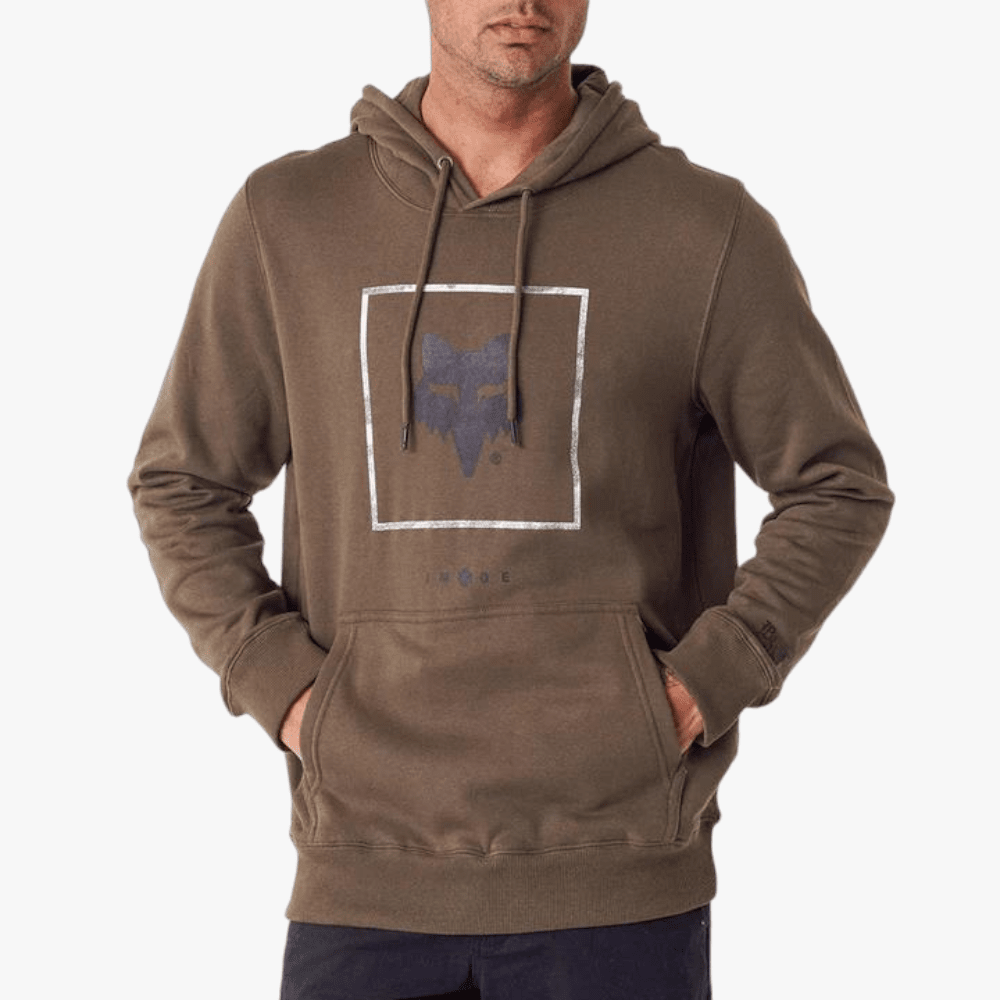 Fox Mens Atlas Pullover Hoody Fatigue Green Fox