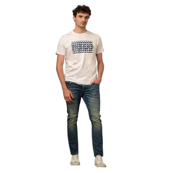 Polo Mens Logo Printed Short Sleeve Tee White | Polo