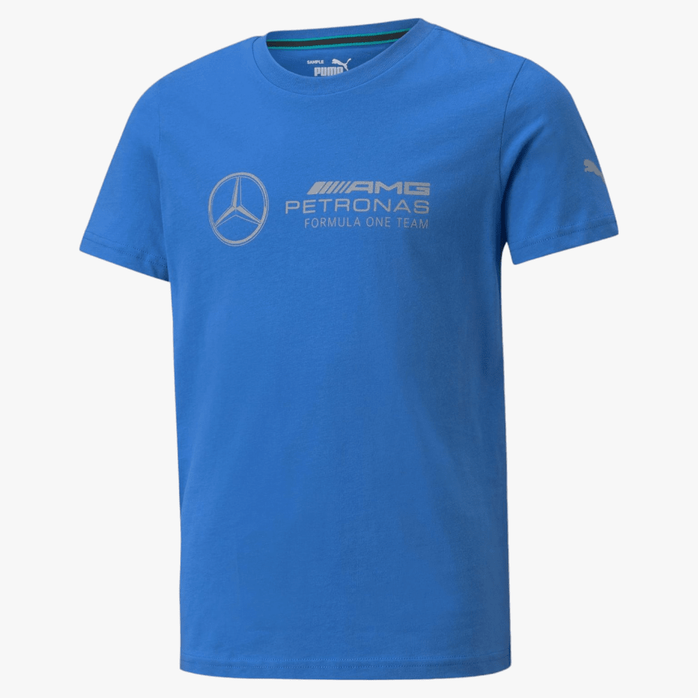 Puma Kids Mapf1 Short Sleeve Mercedes Logo Tee Blue Puma