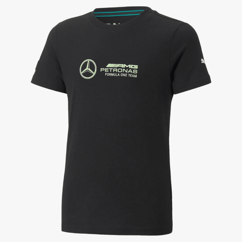 Puma Kids Mapf1 Logo Short Sleeve Tee Black | Puma