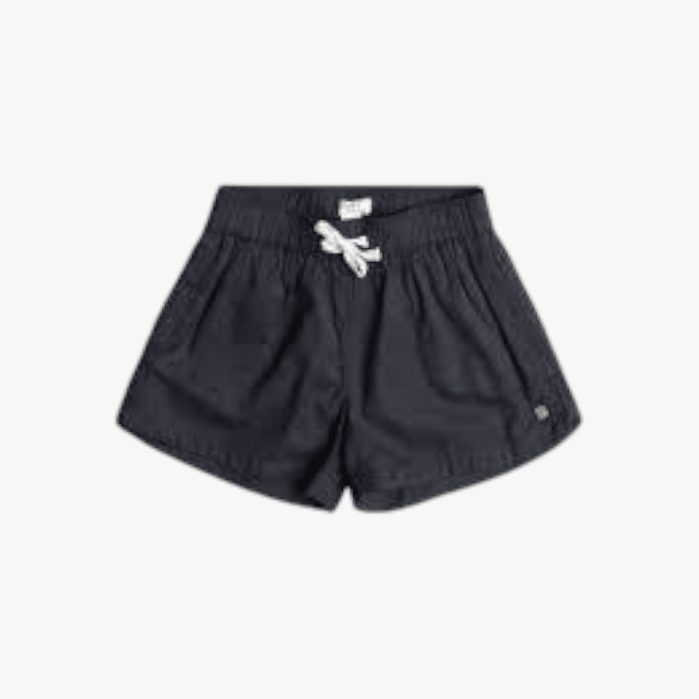 Roxy Girls Una Mattina Walkshorts Elasticated Deep Sea Coral Roxy