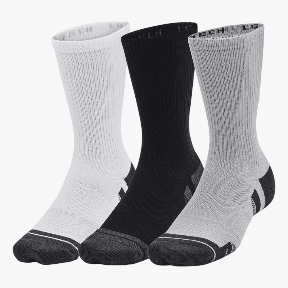 Under Armour Performance Tech 3 Pack Crew Sock Multi | Under Armour