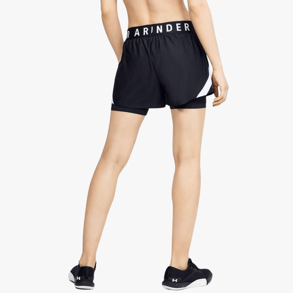 Under Armour Womens Play Up 2 In 1 Shorts 001 Black Under Armour