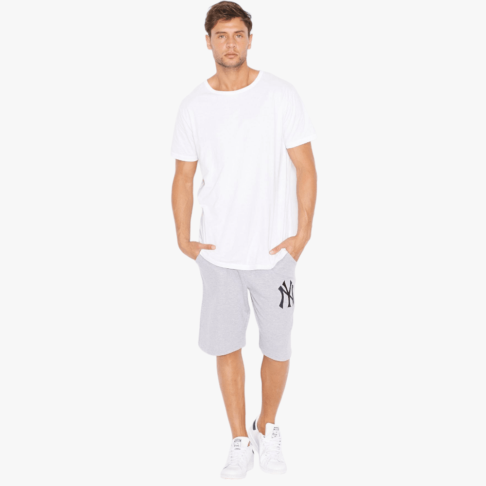 Kingdom New York Yankees Mlb Knit Shorts Grey Mel Mens