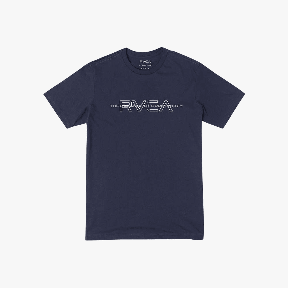 Rvca Mens Pin Top Short Sleeve Tee Navy | Rvca